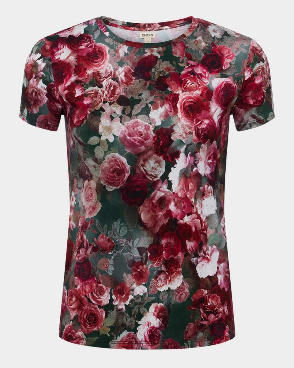 Ressi Short-Sleeve Floral Tee